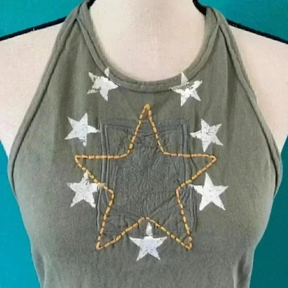New with tags we the free lieutenant tank top in army green - Picture 3 of 7